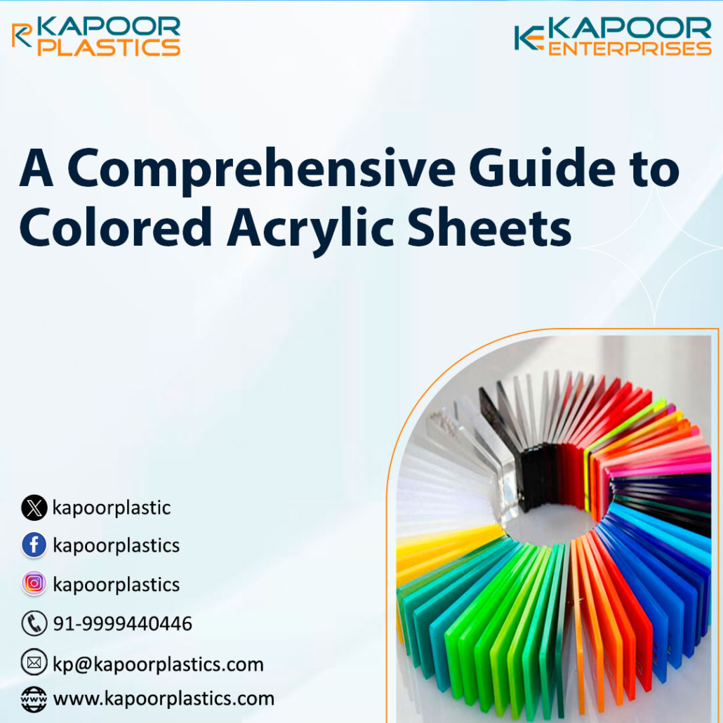 Colored acrylic sheets are a versatile and stylish solution for numerous applications, from interior design to industrial uses.